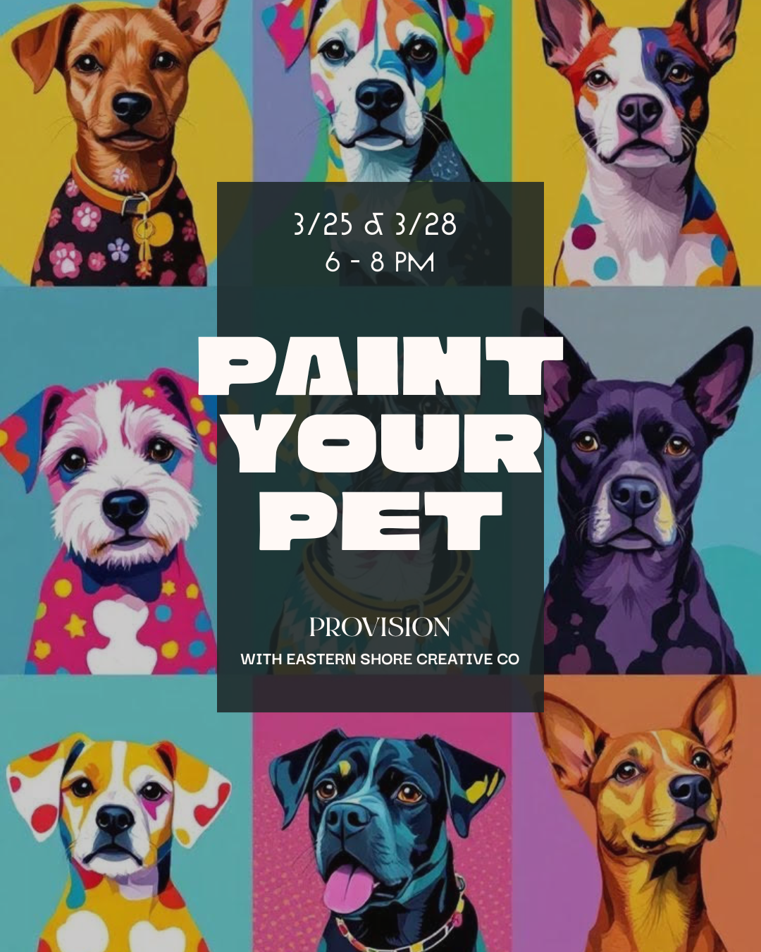 03.25.2026 Paint Your Pet & Sip | Provision Fairhope